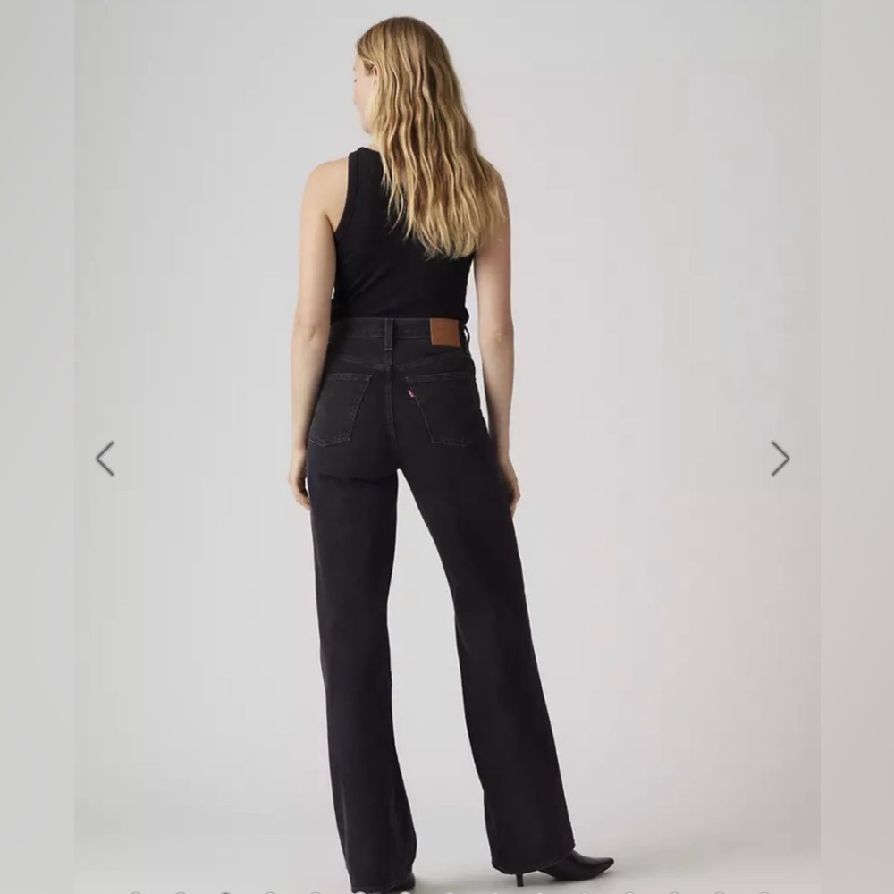 Levi’s ribcage wide leg high rise, black - Picture 5 of 5